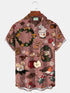 Men's Christmas Funny Graphic Short Sleeve Hawaiian Shirt